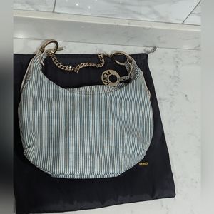 Authentic Fendi Zucca FF Print Nautical Chef Bag